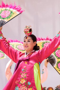Kore fan dans San Diego Hayvanat Bahçesi Safari parkında gerçekleştirilen.