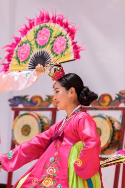 Kore fan dans San Diego Hayvanat Bahçesi Safari parkında gerçekleştirilen.