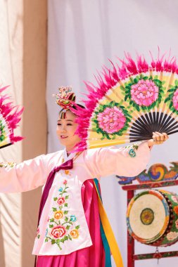 Kore fan dans San Diego Hayvanat Bahçesi Safari parkında gerçekleştirilen.