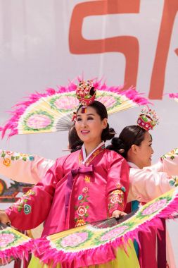 Kore fan dans San Diego Hayvanat Bahçesi Safari parkında gerçekleştirilen.
