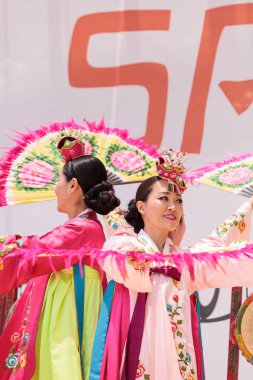 Kore fan dans San Diego Hayvanat Bahçesi Safari parkında gerçekleştirilen.