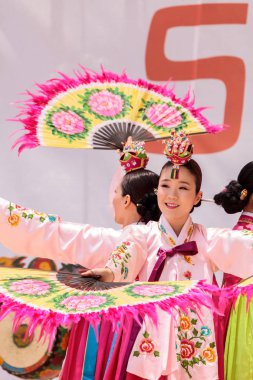 Kore fan dans San Diego Hayvanat Bahçesi Safari parkında gerçekleştirilen.
