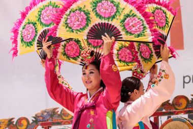 Kore fan dans San Diego Hayvanat Bahçesi Safari parkında gerçekleştirilen.
