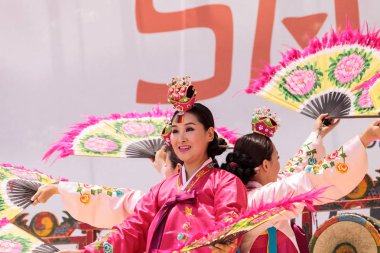 Kore fan dans San Diego Hayvanat Bahçesi Safari parkında gerçekleştirilen.
