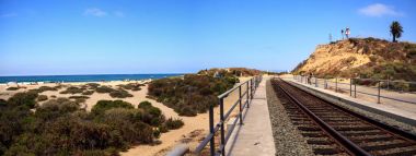 San Clemente devlet Beach çalıştırmak parça tren