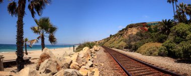 San Clemente devlet Beach çalıştırmak parça tren 