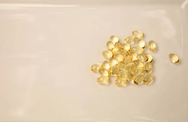 Liquid gold gel capsule of vitamin D