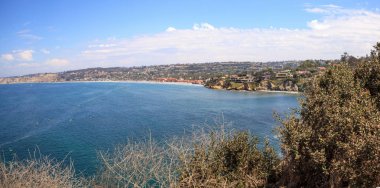 La Jolla Cove Güney Kaliforniya'nın sahil şeridi