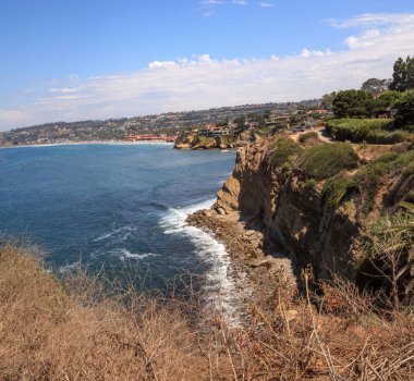 La Jolla Cove Güney Kaliforniya'nın sahil şeridi