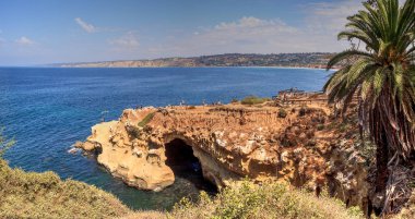 La Jolla Cove Güney Kaliforniya'nın sahil şeridi
