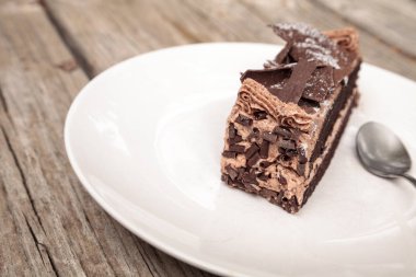 Paris kek nemli devils yiyecek çikolata kek denilen