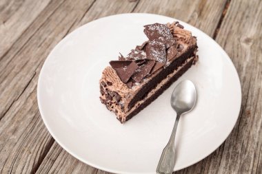 Paris kek nemli devils yiyecek çikolata kek denilen