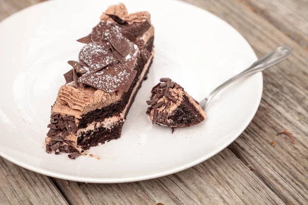 Paris kek nemli devils yiyecek çikolata kek denilen