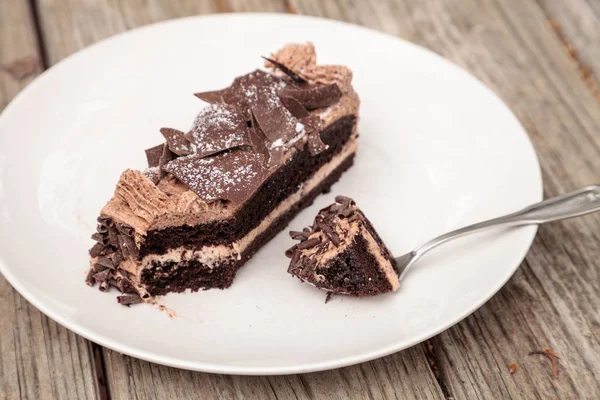 Paris kek nemli devils yiyecek çikolata kek denilen