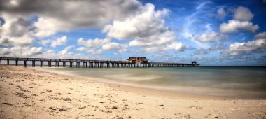 Napoli Pier, Florida uzun pozlama
