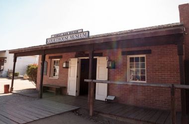 İlk San Diego Adliye Sarayı Müzesi San Diego'da eski kentte