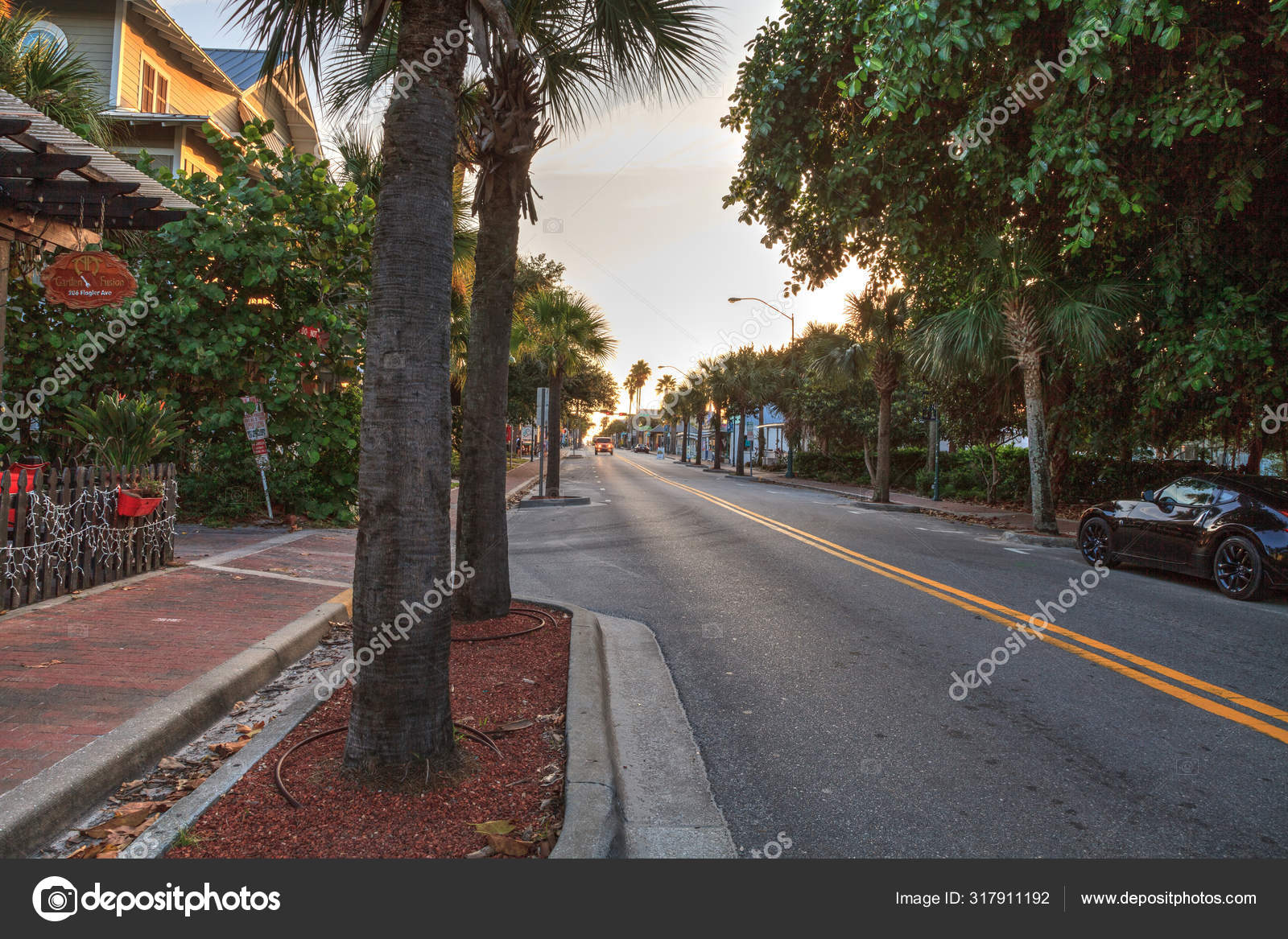 Sunrise Over Flagler Avenue In New Smyrna Beach Florida Stock Editorial Photo C Stephstarr9363 Gmail Com