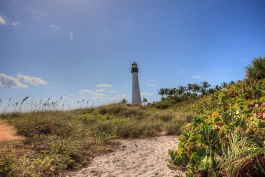Cape Florida Deniz Feneri Bill Baggs Cape Florida Eyalet Parkı