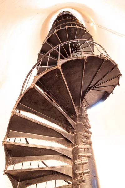 Spirálové schody uvnitř majáku Cape Florida — Stock fotografie