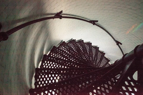 Escaliers en fer du phare de Jupiter Inlet trouvés à Jupiter — Photo