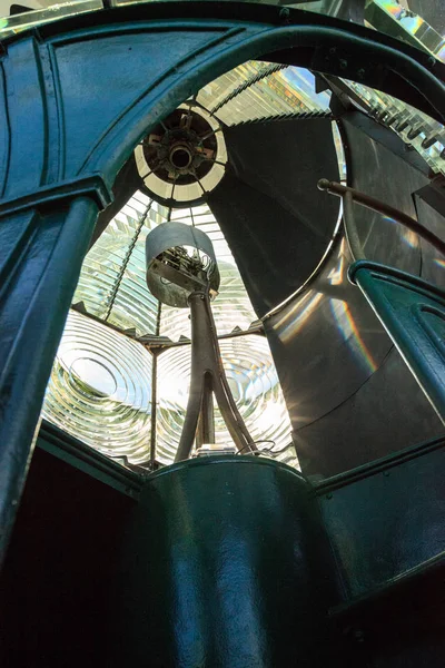 Lumière au sommet du phare de Jupiter Inlet à Jupiter — Photo