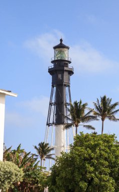 Hillsboro Sahili kıyısında Hillsboro Deniz Feneri