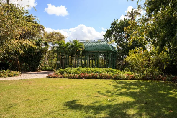 Grüner Pavillon in den Everglades Wonder Gardens in Bonita Springs — Stockfoto