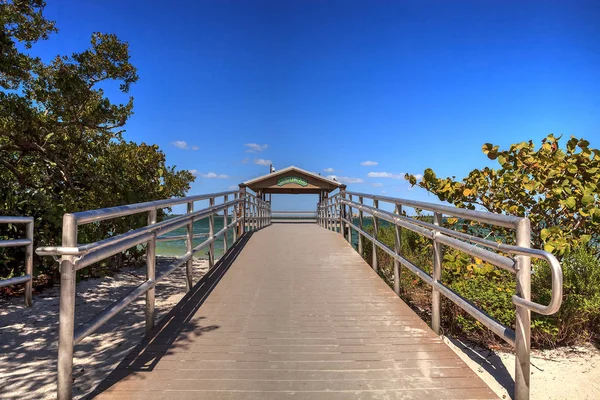 Sanibel Florida Febrero 2020 Sanibel City Pier Lighthouse Beach Park — Foto de Stock