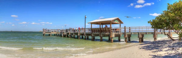 Sanibel Florida Usa February 2020 Sanibel City Pier Lighthouse Beach — Stock fotografie