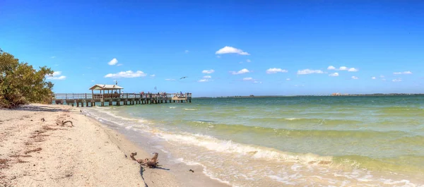 Sanibel Florida Usa February 2020 Sanibel City Pier Lighthouse Beach — Stock fotografie