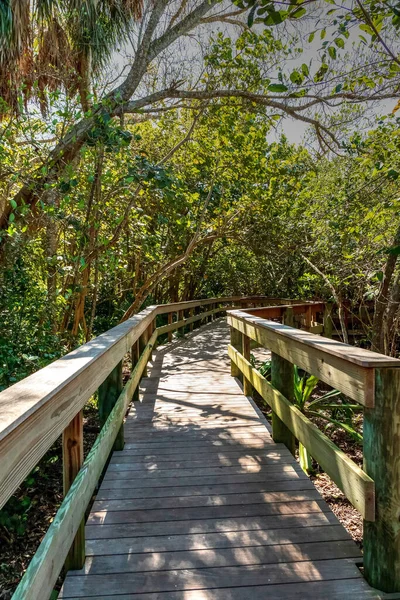 Passeio Marítimo Que Leva Baía Sarasota Com Uma Vista Calma — Fotografia de Stock