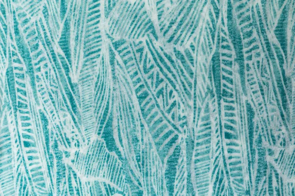 Textura Fondo Impresión Tela Tropical Azul Aqua —  Fotos de Stock