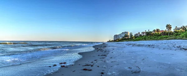 Lever Soleil Vanderbilt Beach Long Côte Golfe Naples Floride — Photo