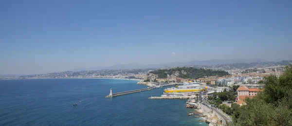 Bağlantı noktası ve Nice sahil görünümü