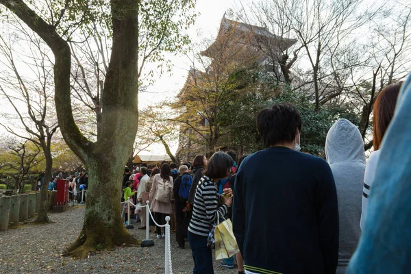 일본의 이누야마 2016 아름다운 역사적 관광객은 구경을 즐긴다 — 스톡 사진