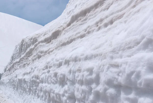 Tateyama Kurobe Alpine Διαδρομή Και Όμορφο Τοπίο Θέα Χιονισμένα Βουνά — Φωτογραφία Αρχείου