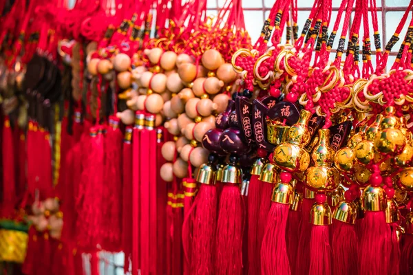 운이 좋은 매듭, 중국 새 해 장식 운 고리 장식 — 스톡 사진