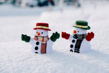 Kardan adam ve arkadaşı Hoşgeldiniz Noel sezonu.