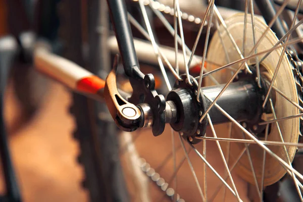 Części koła Mountain bike — Zdjęcie stockowe