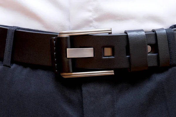 Male belt for trousers
