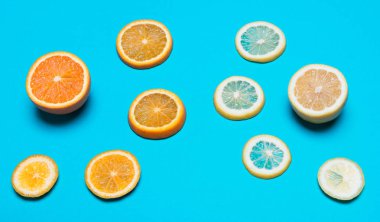 Farklı meyve yarısı