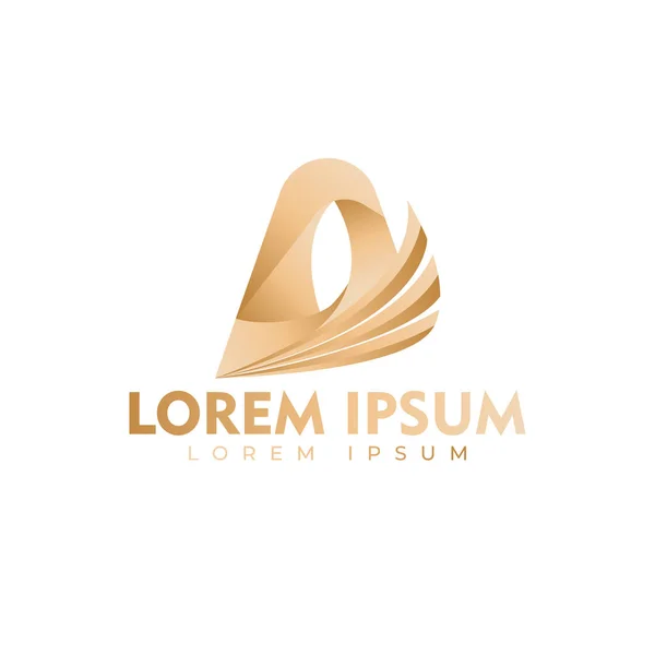 Yaratıcı A harfi logo simge tasarım. Soyut renkli logo. Bir alfabe harf logo vektör şablonu