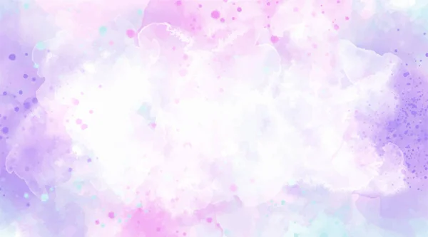 Hermoso Fondo Pantalla Splash Acuarela Multicolor Rosa Azul Color Pastel — Vector de stock