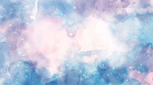 Hermoso Fondo Pantalla Splash Acuarela Multicolor Rosa Azul Color Pastel — Archivo Imágenes Vectoriales