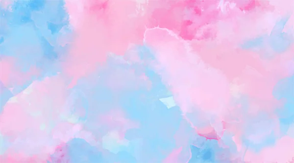 Beau Fond Écran Éclaboussure Aquarelle Multicolore Bleu Rose Couleur Pastel — Image vectorielle