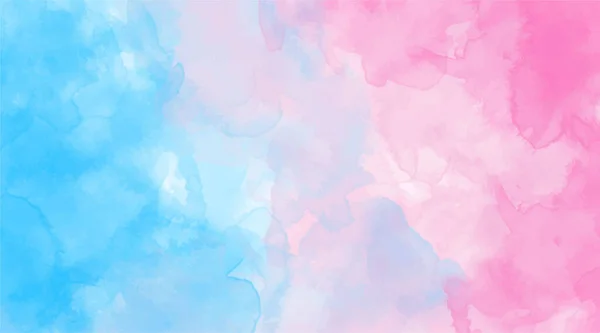 Beau Fond Écran Éclaboussure Aquarelle Multicolore Bleu Rose Couleur Pastel — Image vectorielle