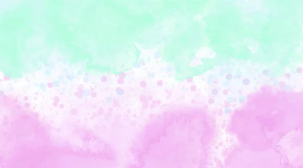 Beau Fond Écran Éclaboussure Aquarelle Multicolore Bleu Rose Couleur Pastel — Image vectorielle