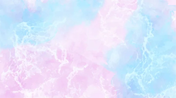 Piękna Tapeta Splash Akwarela Wielobarwny Niebieski Różowy Pastelowy Kolor Abstrakcyjne — Wektor stockowy