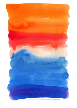 Gökkuşağı canlı suluboya arka plan