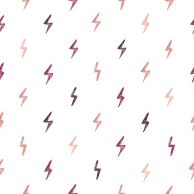 Elle çizilmiş yıldırım ile Seamless Modeli.